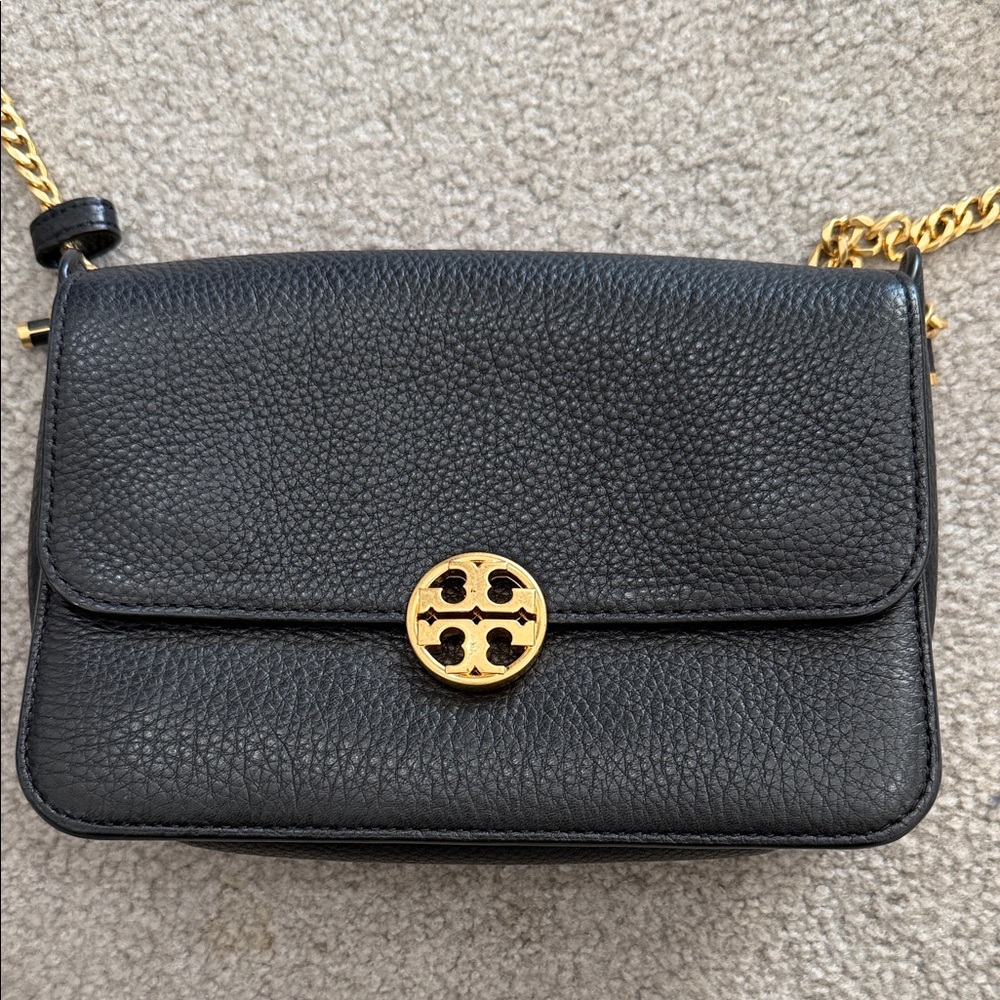 Tory Burch Black Leather Crossbody Bag